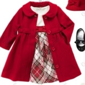 Girls Gymboree 12-24 month pea coat